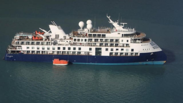 Stranded cruise ship with 206 passengers await rescue in Greenland Arctic
