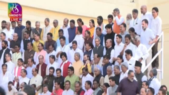 WATCH: MPs gather for group photo ahead of today's Parliament Session