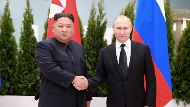 Kim Jong Un meets Putin in Russia as North Korea launches missiles