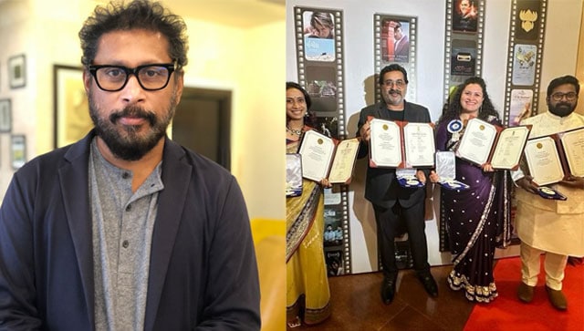 Filmmaker Shoojit Sircar congratulates his National Award winning team of 