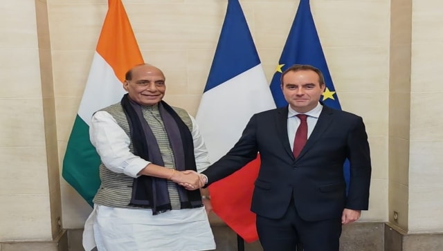 Rajnath Singh holds meeting with French Armed Forces minister, says 