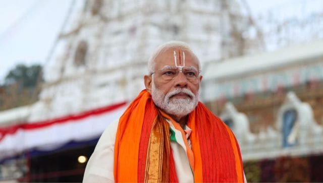 PM Modi visits Sri Venkateswara Swamy Temple in Tirupati, prays for 