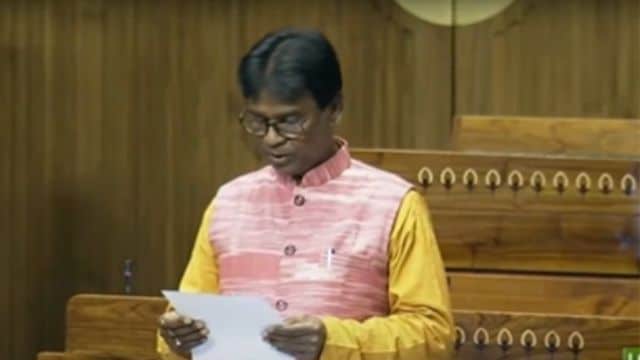 Lok Sabha Security Breach: BJP MP Khagen Murmu was speaking when 2 men disrupted Parliament